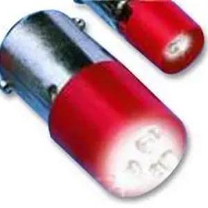 Miniature light bulbs 28v DC Ba15d T15X35mm Yellow Ultra Bright
