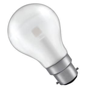 240v 5w BC Satin LED GLS 3000k 400lm - LCG5SABCWW - Crompton Manor Range