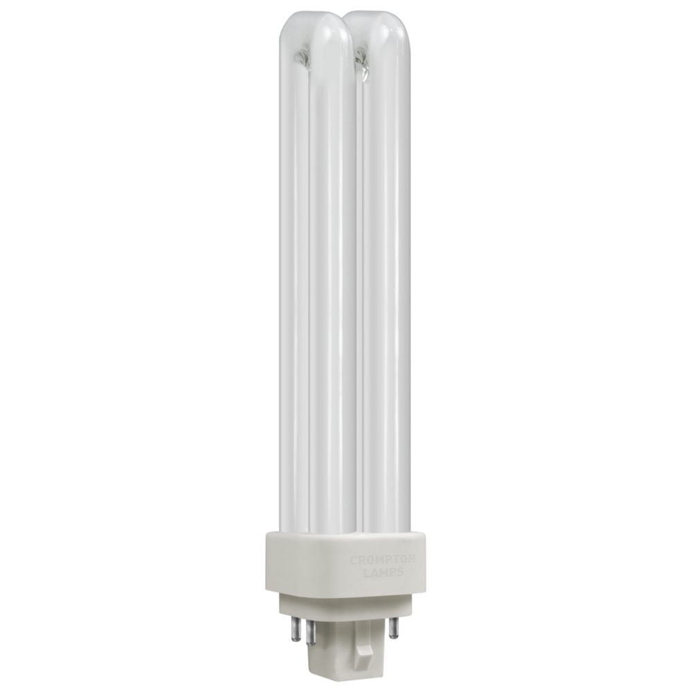 Crompton LDE18WW LED CFL Double Turn DE Type - 6W - 3000K - G24Q