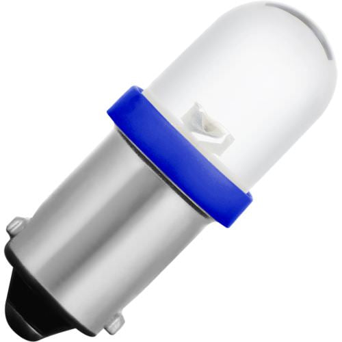 Schiefer Ba9s Single Led T85x28mm 12V 20mA AC/DC Water Clear Blue 20000h K Non-Dimmable - 092735706
