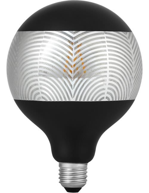 SPL LED E27 Fila Laser Leaf G125x180mm 230V 120Lm 4W 2500K 925 360° AC Black Silver Dimmable 2500K Dimmable - LF023825405