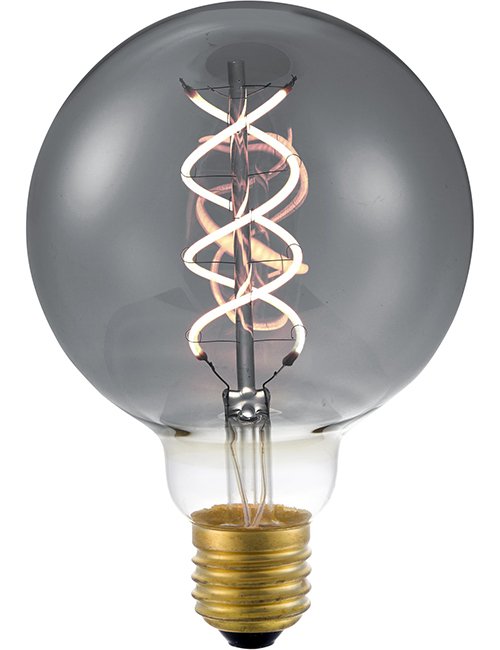 SPL LED E27 Filament FleX DH Globe G95x135mm 230V 120Lm 5W 2200K 822 360° AC Smoke Dimmable 2200K Dimmable - L279514003