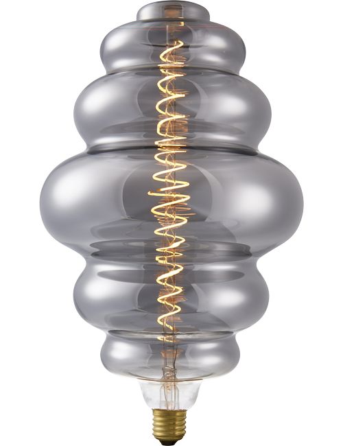 SPL LED E27 Filament BIG FleX Lampion 200x335mm 230V 140Lm 6W 2200K 822 360° AC Smoke Dimmable 2200K Dimmable - LF023911503