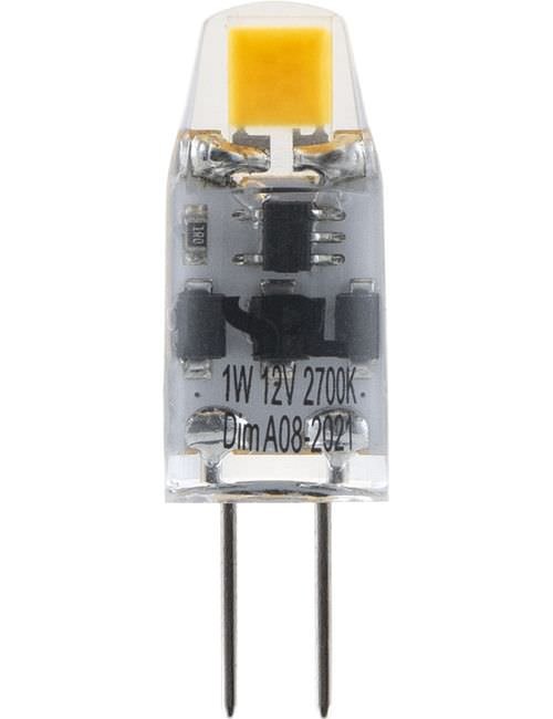 SPL LED G4 COB T10x31mm 12V 100Lm 1W 2700K 827 330° AC/DC Clear Dimmable 2700K Dimmable - L022451028