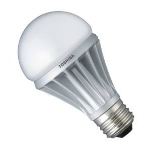 LED GLS 8.4w E27/ES 240v Toshiba E-Core Cool White Light Bulb - A60 - LDAC0840E7EU - 417617