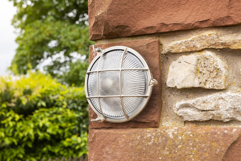 solid brass porthole bulkhead large 210mm x 90mm