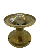 solid brass large post light antique brass