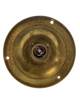 solid brass large post light antique brass