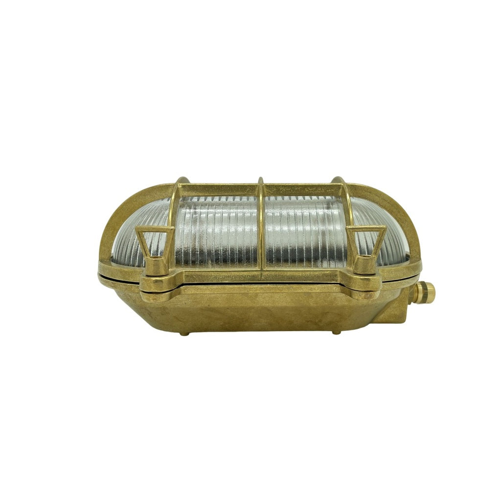 solid brass bulkhead standard large 120mm x 225mm black
