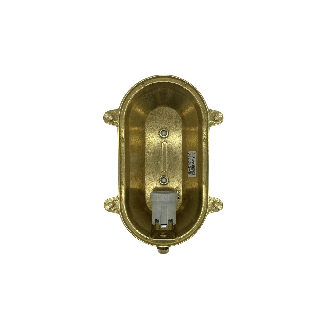 solid brass bulkhead standard large 120mm x 225mm black