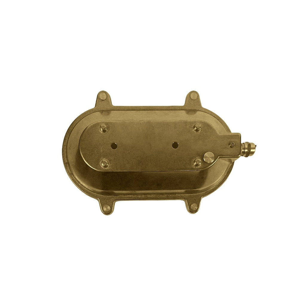 solid brass bulkhead standard large 120mm x 225mm black