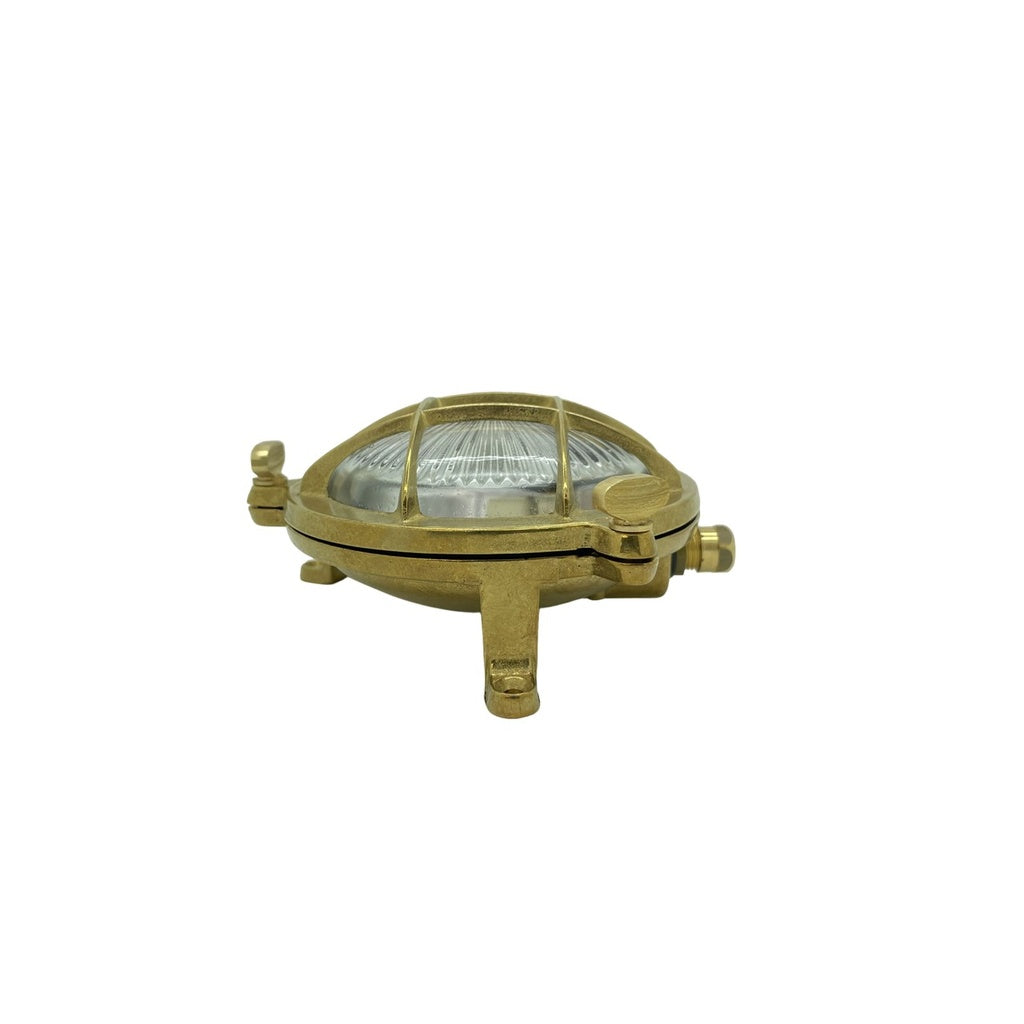 solid brass porthole bulkhead g9 mini 120mm x 60mm