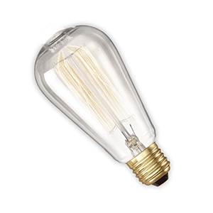 Squirrel Cage 240v 60w E27. Looks like an early 1900's GLS Light Bulb