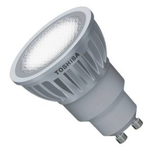 LED 6.5w GU10 240v Toshiba E-Core Retrofit Extra Warm White Light Bulb - Dimmable - LDRC0627WU1EUD