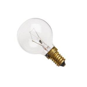 40w 240v E14/SES Clear Radium 45mm Round Oven Light Bulb