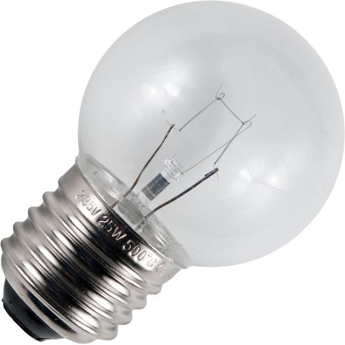Schiefer E27 Pizza oven G45x70mm 235V 25W 160lm CC-3A 1000h Clear 500° 2500K Dimmable - 651870255