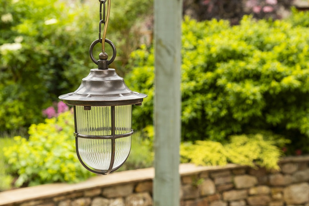 solid brass navigator pendant lantern antique brass