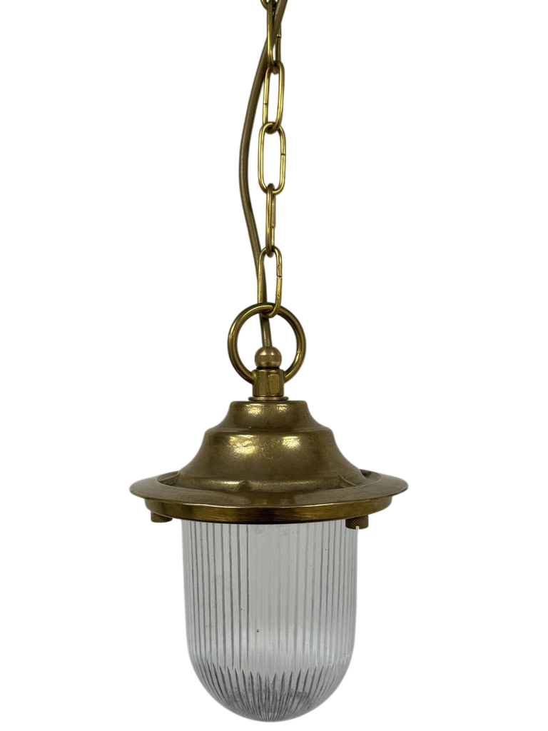 Navigator Pendant Lantern Plain - Satin Nickel
