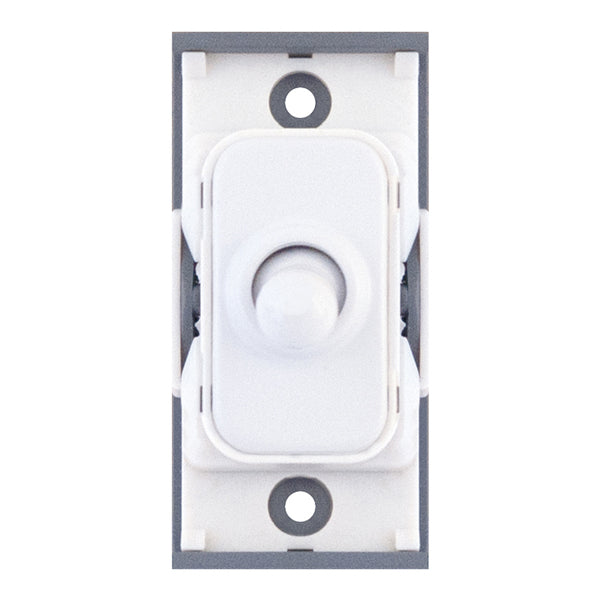 Selectric SGRID360-333 10 Amp 2 Way Toggle Switch Module – Matt White with White Insert