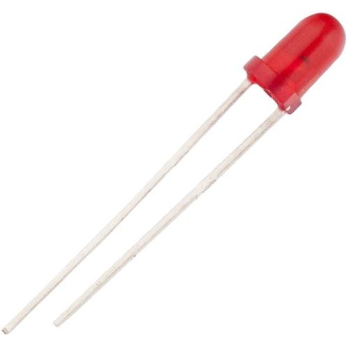 Schiefer 3mm Single Led 17V 20mA DC Diffused Red 30000h K Non-Dimmable - 020310002