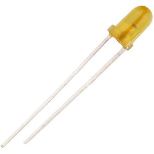 Schiefer 3mm Single Led 17V 20mA DC Diffused Yellow 30000h K Non-Dimmable - 020310004