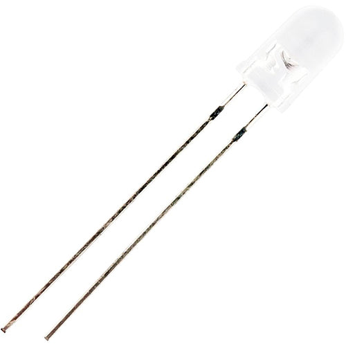 Schiefer 5mm Single Led 3V 20mA DC Clear Red 40000h K Non-Dimmable - 020599922