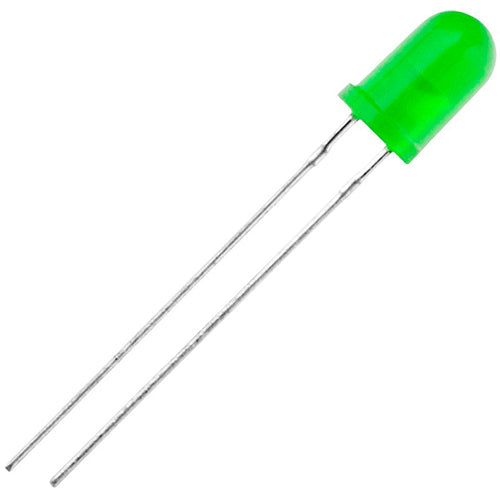 Schiefer 5mm Single Led 17V 20mA DC Diffused Green 30000h K Non-Dimmable - 020503003