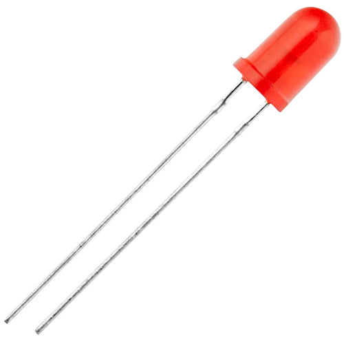 Schiefer 5mm Single Led 17V 20mA DC Diffused Red 30000h K Non-Dimmable - 020503002