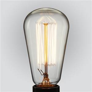 Squirrel Cage 240v 40w E27 Gold T64x164mm - 40800014526