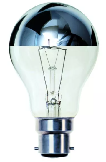 GL100BC-CS-OS - 240v 100w Ba22d Crown Silver