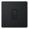 Selectric 5M-Plus Matt Black 1 Gang 10A Intermediate Switch with Black Insert