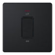 Selectric 5M-Plus Matt Black 1 Gang 45A DP Switch with Neon and Black Insert