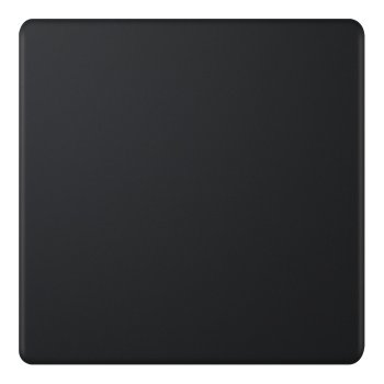Selectric 5M-Plus Matt Black 1 Gang Blank Plate