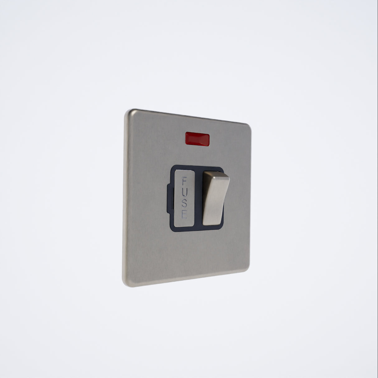 Screwless 13A Switched Spur c/w Neon Brushed Chrome