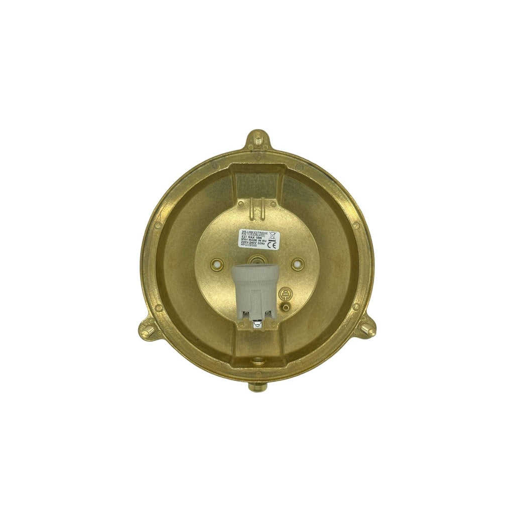 solid brass porthole bulkhead small 190mm x 80mm