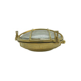 solid brass porthole bulkhead small 190mm x 80mm