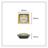 navigator solid brass square bulkhead raw brass
