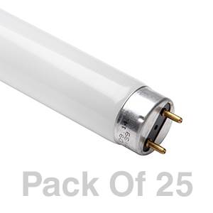 One box of 25 pieces 30w T8 Sylvania Triphosphor White/835 900mm Fluorescent Tube - 3500 Kelvin
