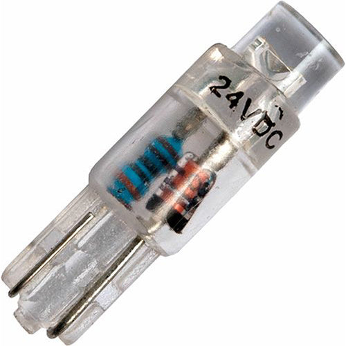 Schiefer T5 W2x46d Starled 5x17mm 24V 10mA AC/DC Clear Green 25000h K Non-Dimmable - 032037303