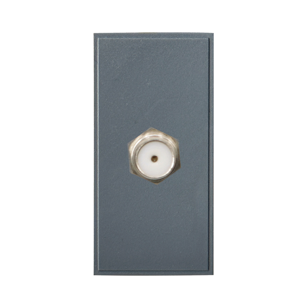 Caradok Satellite Outlet F to F Connector 25x50, Grey