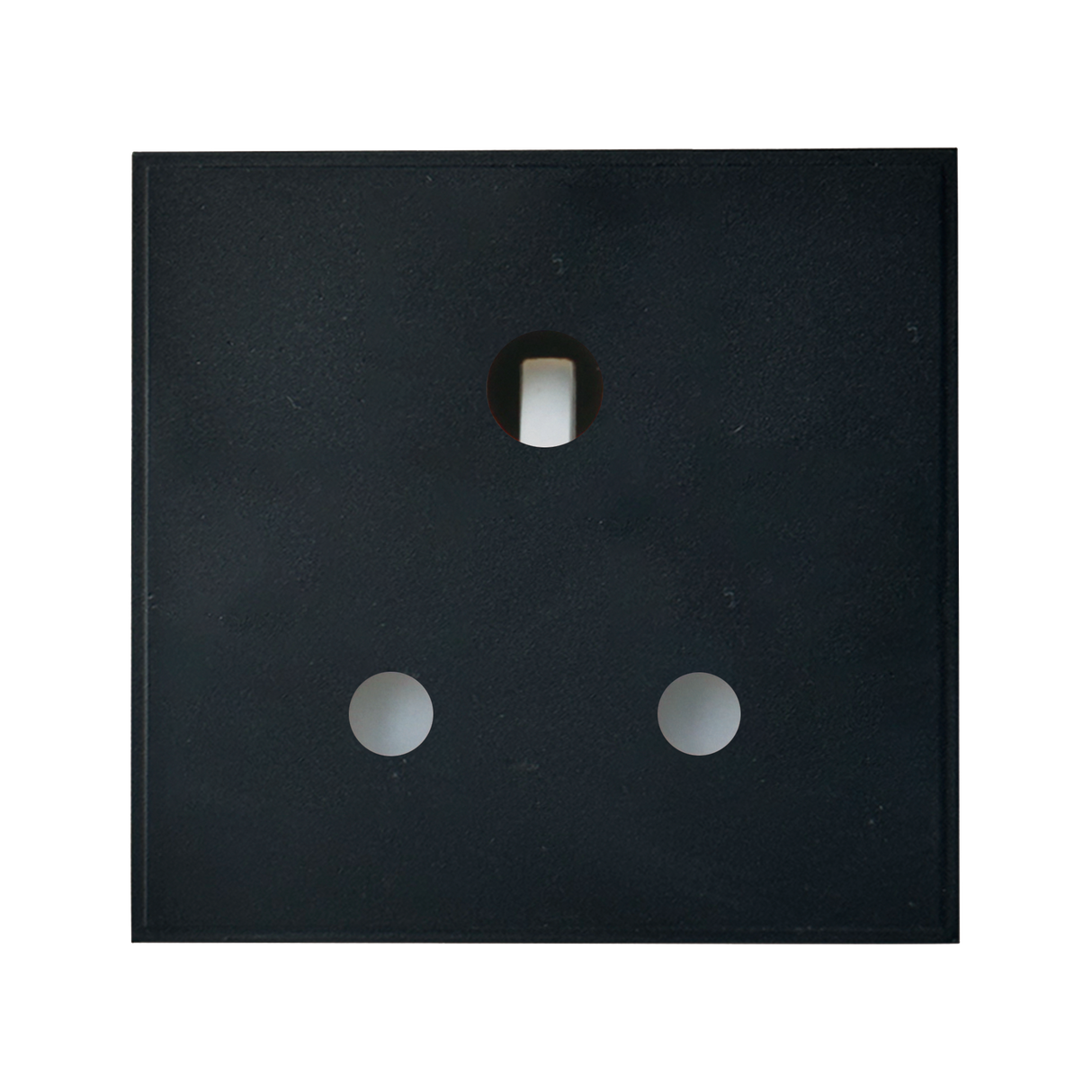 Caradok 5A Socket Round Pin 50x50, Black