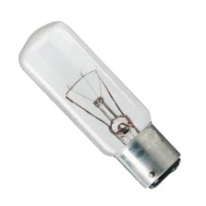 TUB40BC - 240v 40w Ba22d T30X90mm Clear
