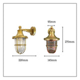 solid brass wall lantern antique brass