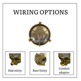 navigator solid brass large trident bulkhead satin nickel