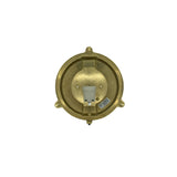 navigator solid brass large trident bulkhead satin nickel