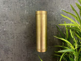 Solid brass navigator up down wall light antique brass