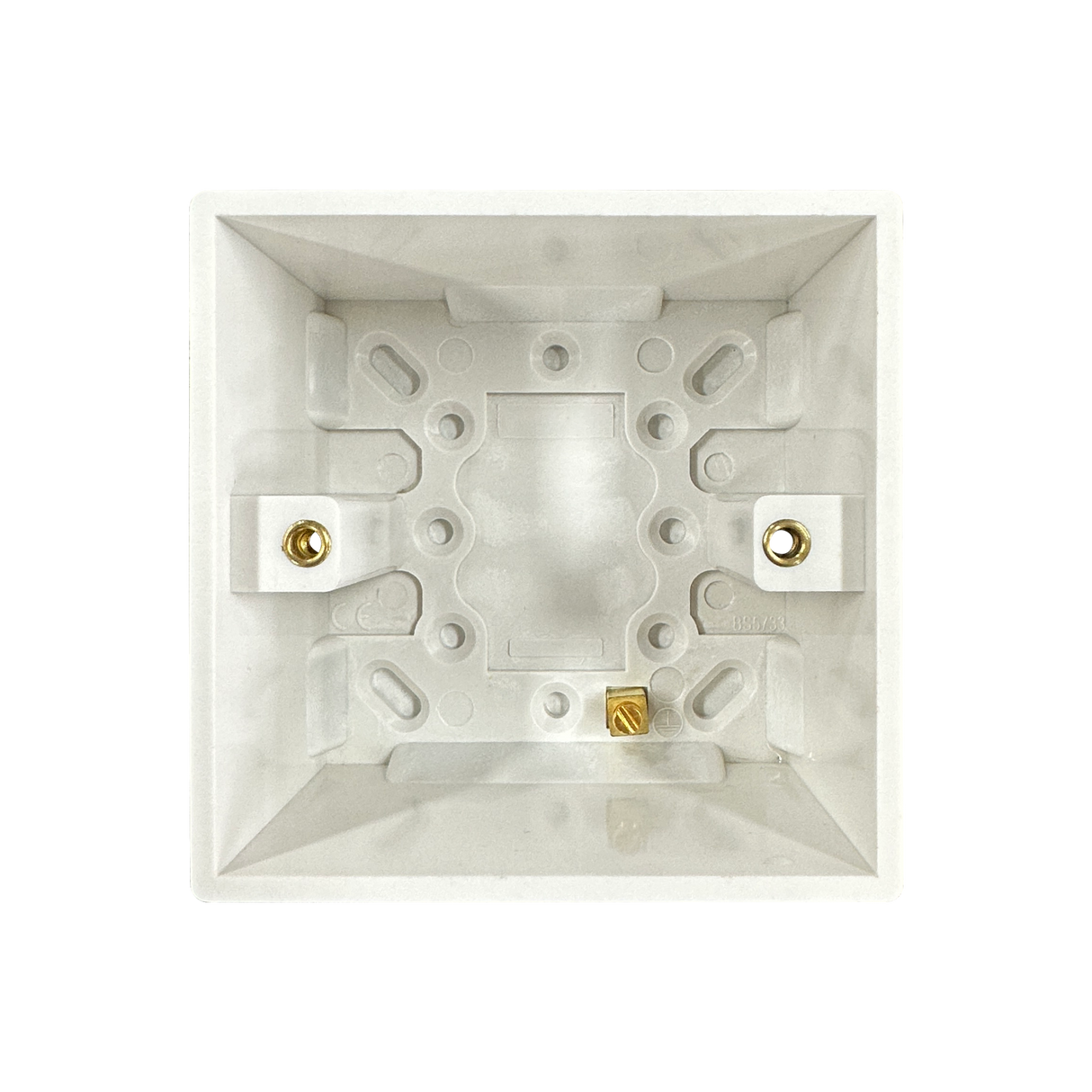 Caradok 1G 35mm White Pattress Squared Edge
