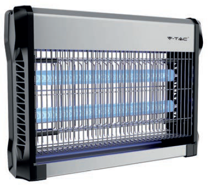 MD-16W 2x8w Flykiller Unit in Aluminium - VT-3216