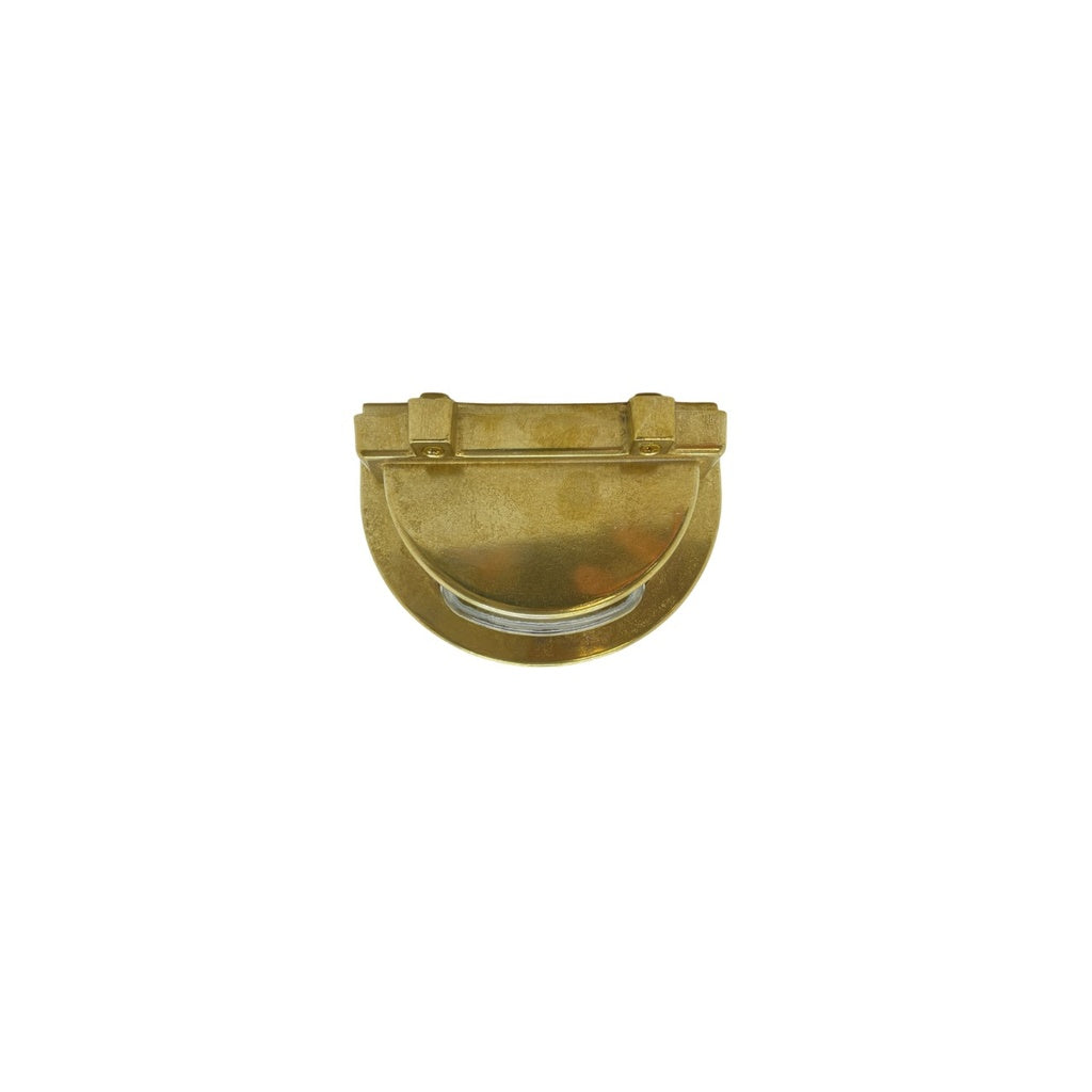 solid brass navigator wall light raw brass
