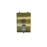 solid brass navigator wall light raw brass